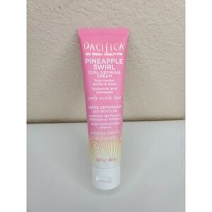 Pacifica Pineapple Swirl Curl Defining Cream Frizz Control Define & Shine 1.4 oz